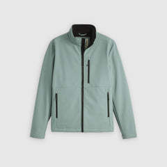 Soft Shell Stand Collar Jacket - Trooper - Green