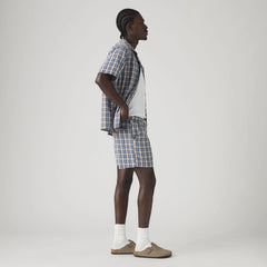 XX Chino Bay 5.5" Men's Shorts - Xavier Plaid Steam Blue - Multi-Color