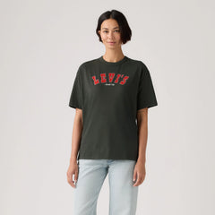 Graphic Logo Tabor T-Shirt - Rhinestone Archival - Black