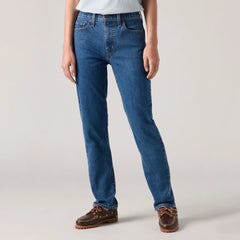 724 High Rise Straight Women's Jeans - Mosey Mid Stone - Medium Wash