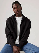Authentic Full Zip Garment Dye Sweatshirt - Black Agate - Black