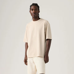 Heavyweight Loose Garment Dye T-Shirt - Garment Dye Pumice Stone - Tan