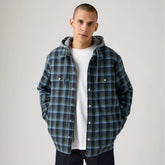 Francisco Sherpa Flannel Jacket - Beau Plaid - Blue
