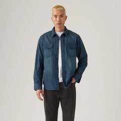 Relaxed Fit Western Shirt - Too Good - Dark Wash