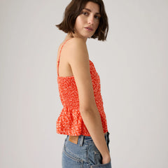 Monet Blouse - Pamela Floral Vine S - Red