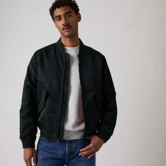 Flight Bomber Jacket - Black - Black
