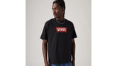 Relaxed Fit Vintage Batwing Graphic T-Shirt - Vintage Chili Oil - Black
