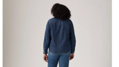 Ultimate Western Shirt (Plus Size) - Smokin' Hot - Dark Wash
