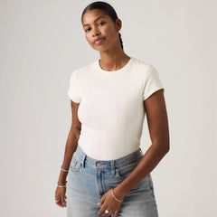 Dry Goods Short Sleeve Tee - Egret - White