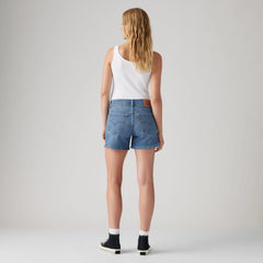A-Line Women's Shorts - No You Didn't - Medium Wash