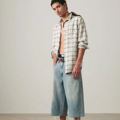 478™ Baggy 18" Men's Capri Shorts - Mello Mornings - Light Wash
