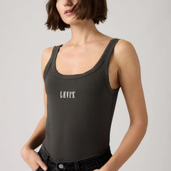 Graphic Logo Essential Tank Top - Serif Pirate Black - Black