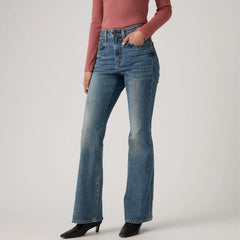 726 High-Rise Flare Women's Jeans - Face Right - Medium Wash