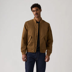 Flight Bomber Jacket - Brown - Brown