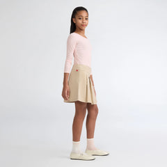 Pleated Uniform Skort Big Girls 7-16 - Safari Too - Brown