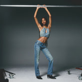 Levi's® Pride Road Worn Halter Top - Road Worn - Medium Wash
