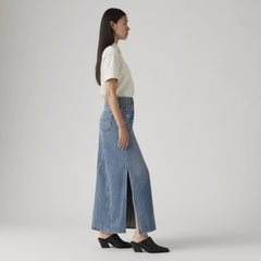 Long Icon Skirt - Verified Vintage Ski - Medium Wash