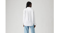 Harlie Boyfriend Button Down Shirt - Bright White