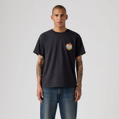 Relaxed Graphic Short-Sleeve T-Shirt - Big Apple City Phantom - Black