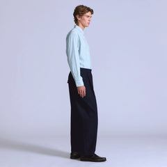 Pleated Men's Trousers - Ivy Wash MOJ - Medium Wash