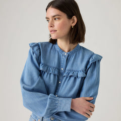 Gianna Long-Sleeve Blouse - Take It Again - Medium Wash