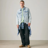Relaxed Fit Thermodapt Trucker Jacket - Brightside - Light Wash