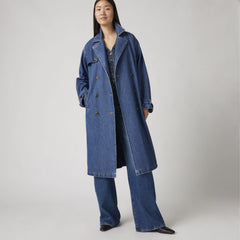 Spade Trench Coat - Let's Get Lost Again - Dark Wash