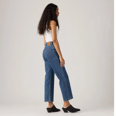 Ribcage Western Yoke Women's Jeans - Valley View Stone - Dark Wash