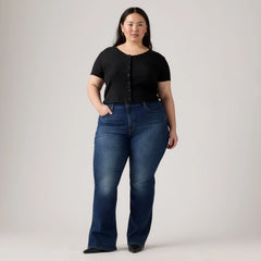 726 High-Rise Flare Women's Jeans (Plus Size) - Eternal Indigo Dark - Dark Wash