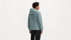 Hooded Rain Windbreaker Jacket - Trooper - Green