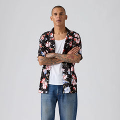 Classic Camp Shirt - Blake Brushstroke Floral Oatmeal - Multi-Color