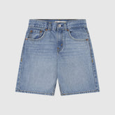 Skate Shorts Little Boys 4-7 - From Scratch No Destruction - Light Wash