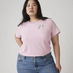 Logo Perfect T-Shirt (Plus Size) - Pl Lily Hl Logo Frag - Pink
