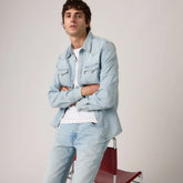 Barstow Western Denim Shirt - Solucell Worn-In - Light Wash