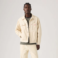 Sunrise Trucker Jacket - Undyed Ecru Greige - White