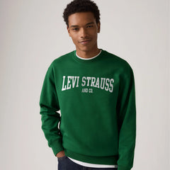 Relaxed Graphic Crewneck Sweatshirt - Eden - Green