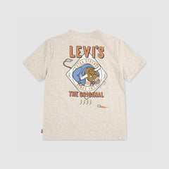Bull With Hot Sauce Tee Big Boys 8-20 - Almond Heather - Beige