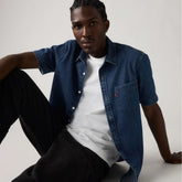 Short-Sleeve Classic One Pocket Standard Fit Shirt - Boone Dark Wash - Dark Wash