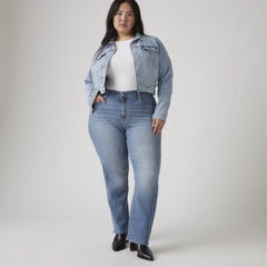 724 High Rise Straight Women's Jeans (Plus Size) - Eternal Indigo - Medium Wash