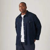 Classic Western Shirt (Big) - Red Cast Rinse - Dark Wash