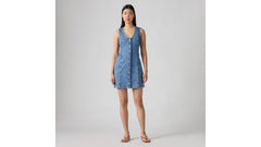 Vianna Vest Mini Dress - Special Showing - Medium Wash