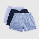 Woven Boxer Briefs (3-Pack) - Blue