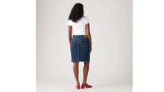 Low Midi Skirt - Longer Days - Medium Wash