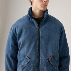 Briggs Short Puffer Jacket - Morning Jazz - Dark Wash