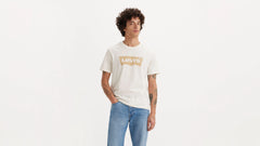 Standard Fit Classic Graphic T-Shirt - Egret - White