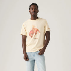 Relaxed Fit Short-Sleeve Graphic T-Shirt - The Original Rutabaga - Yellow