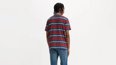 Classic Short-Sleeve Rugby Shirt - Quinton Stripe Sargasso Sea - Multi-Color