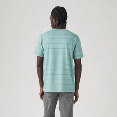 Classic Pocket T-Shirt - Diamonde Stripe Bris - Multi-Color