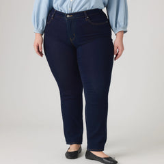 314 Shaping Straight Fit Women's Jeans (Plus Size) - Darkest Sky - Dark Wash
