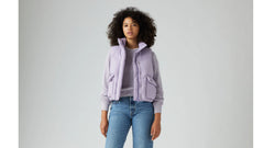 Western Bubble Puffer Vest - Heirloom Lilac - Purple